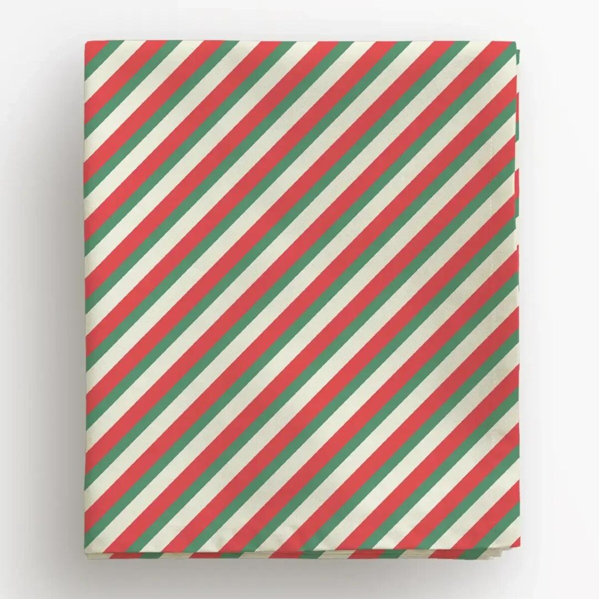 Obrus świąteczny - Kolorowe pasy 140x140 cm