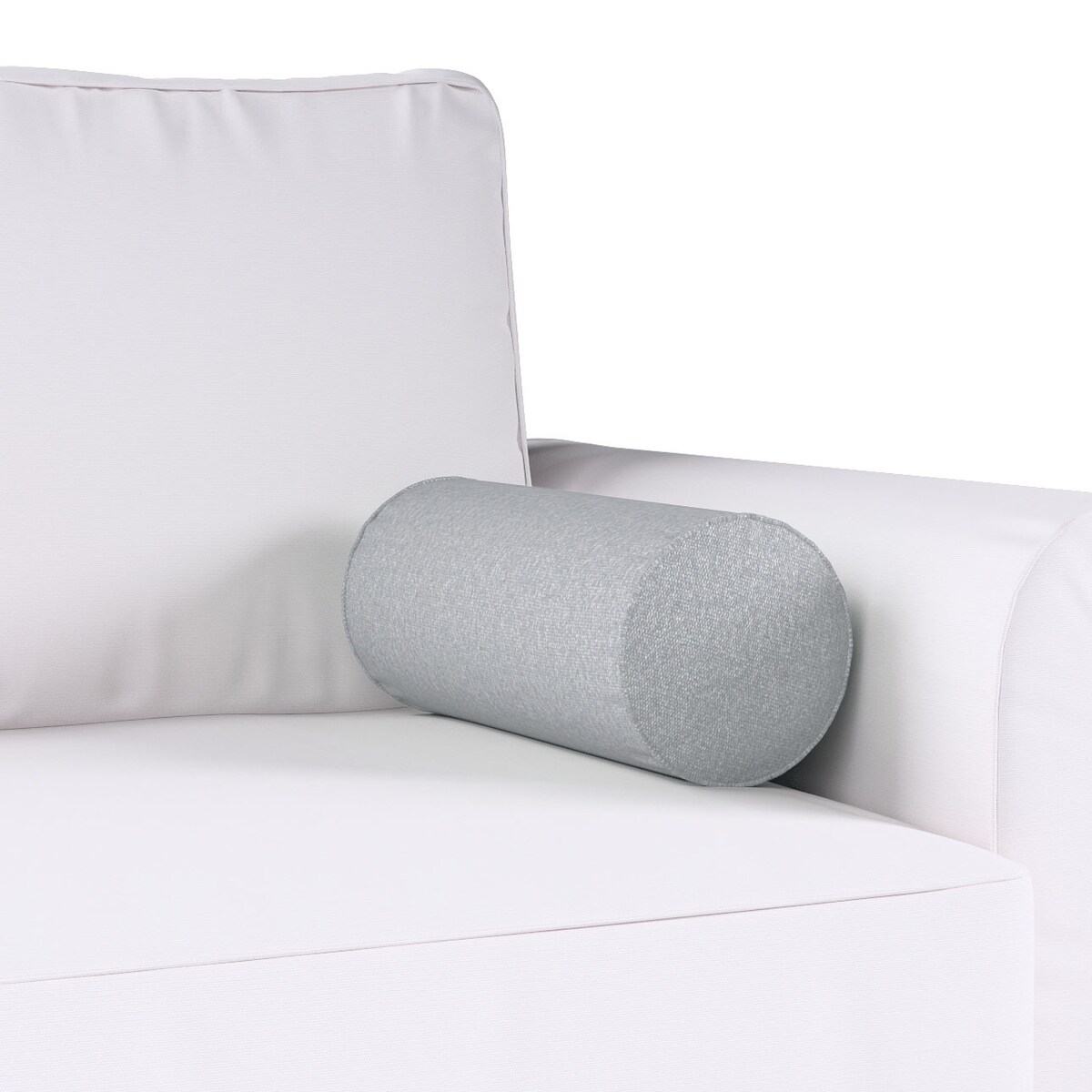 Poduszka wałek prosty, szary, Ø16 x 40 cm, Amsterdam