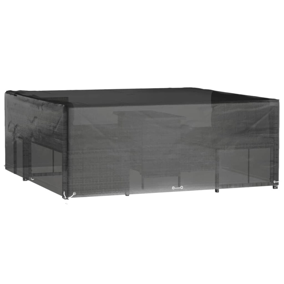 vidaXL Pokrowiec na meble ogrodowe, 16 oczek, 250x250x90 cm, kwadrat