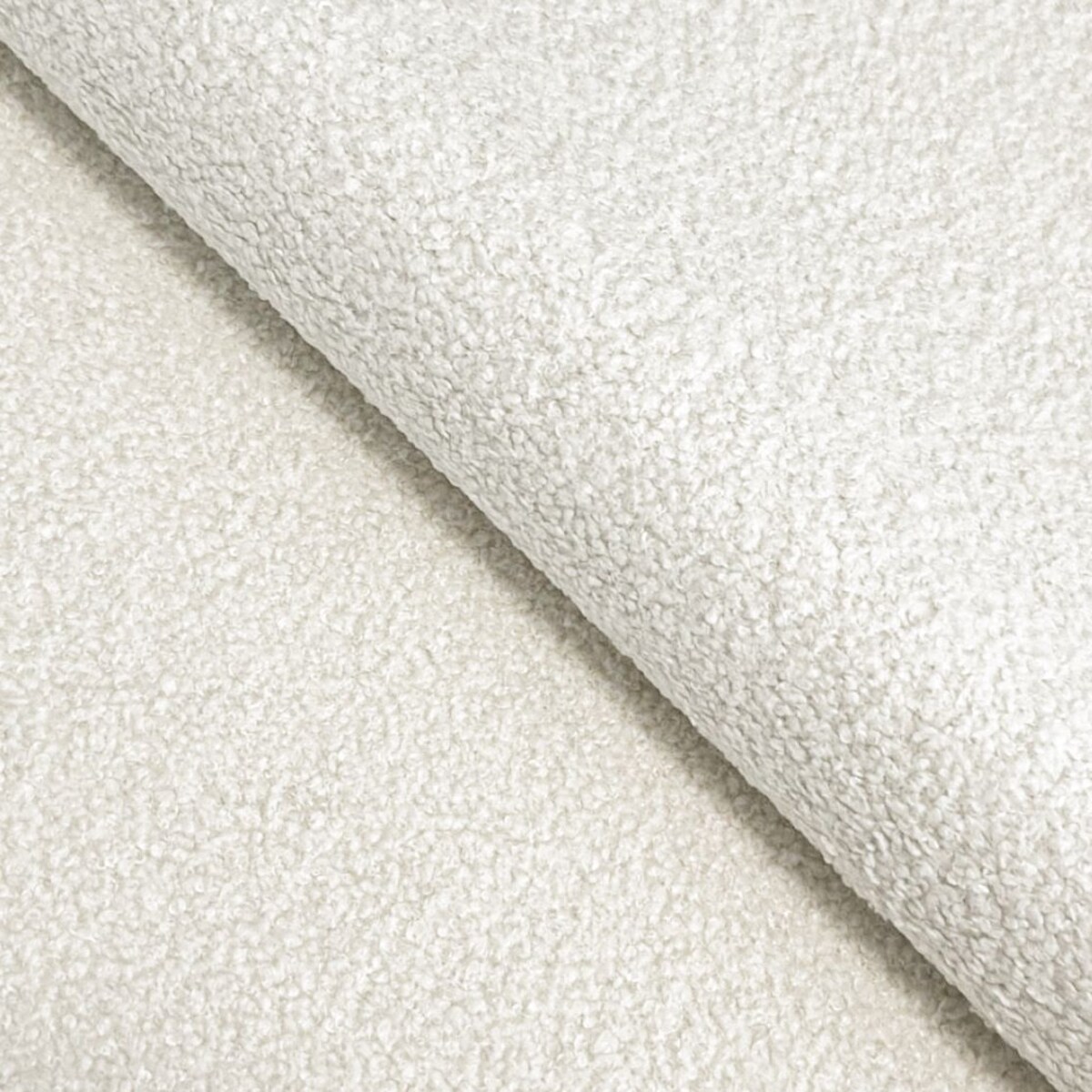 Narożnik z funkcją spania ALOO, lewostronny, tkanina boucle-śmietankowa