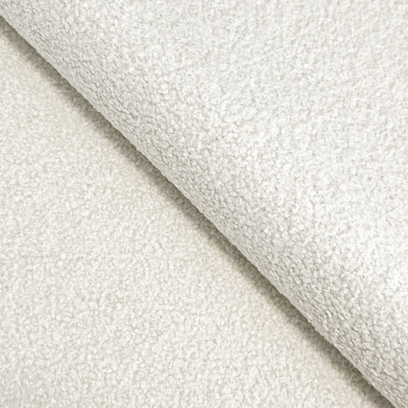 Narożnik z funkcją spania ALOO, lewostronny, tkanina boucle-śmietankowa