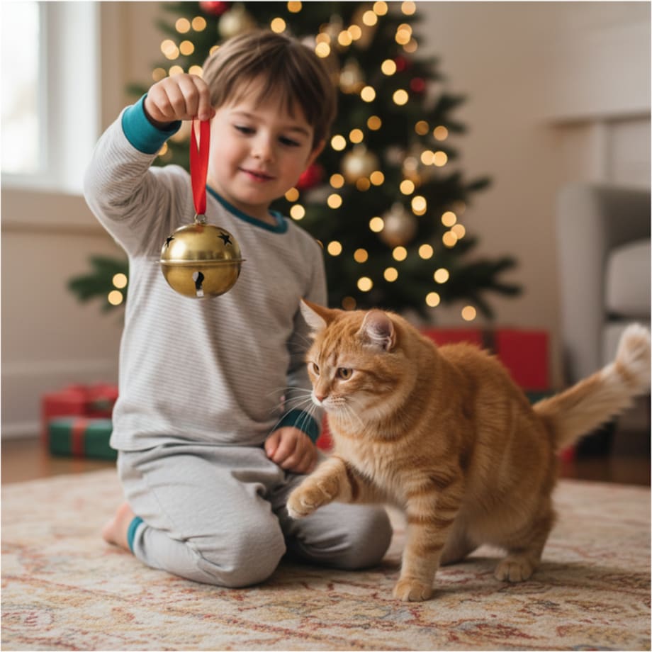 Dzwoneczki Metalowe Na Choinkę Drzwi 9 Cm Dzwoniące Na Boże Narodzenie Dekoracja 9 Cm