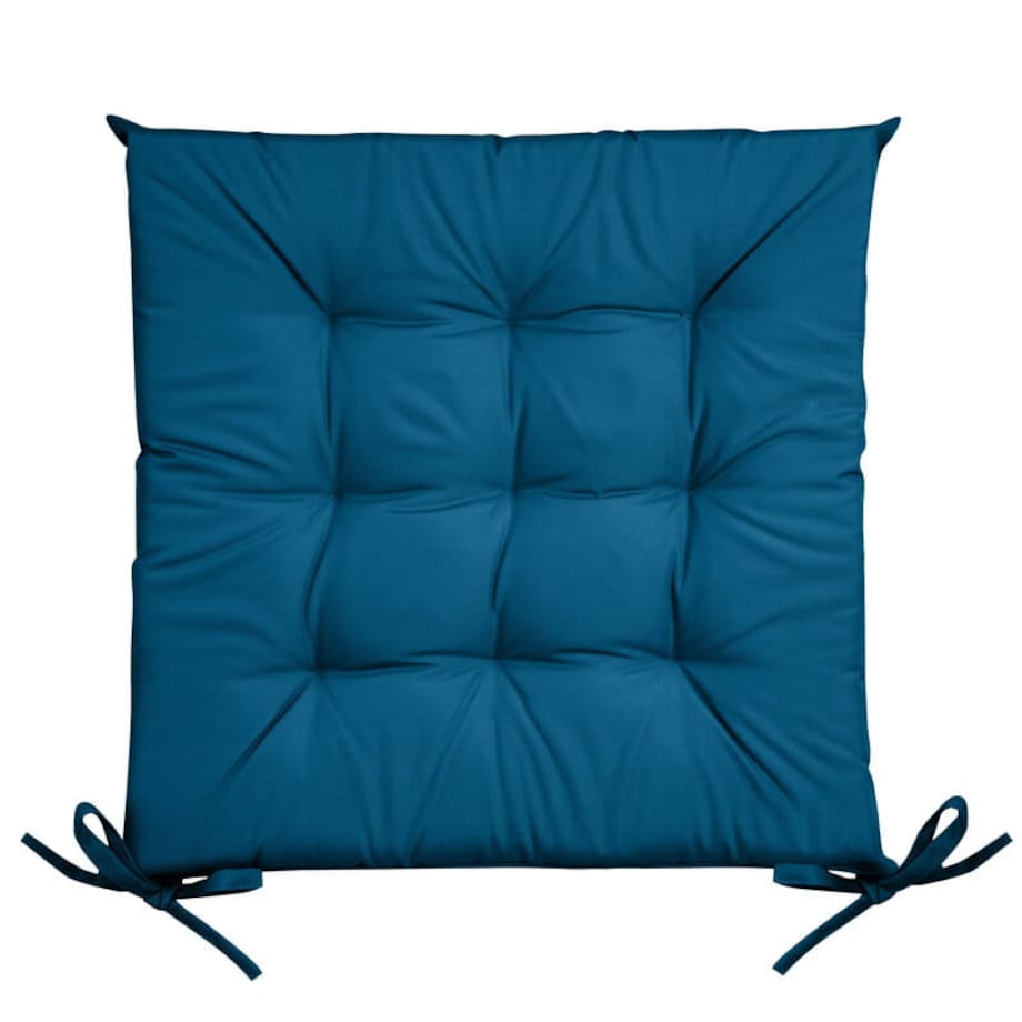 Poduszka na Siedzisko Krzesło Fotel Ogrodowy 40 x 40 x 5 cm Granatowy