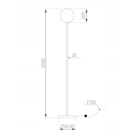 Lampa Stojąca Podłogowa Złota Biały Klosz