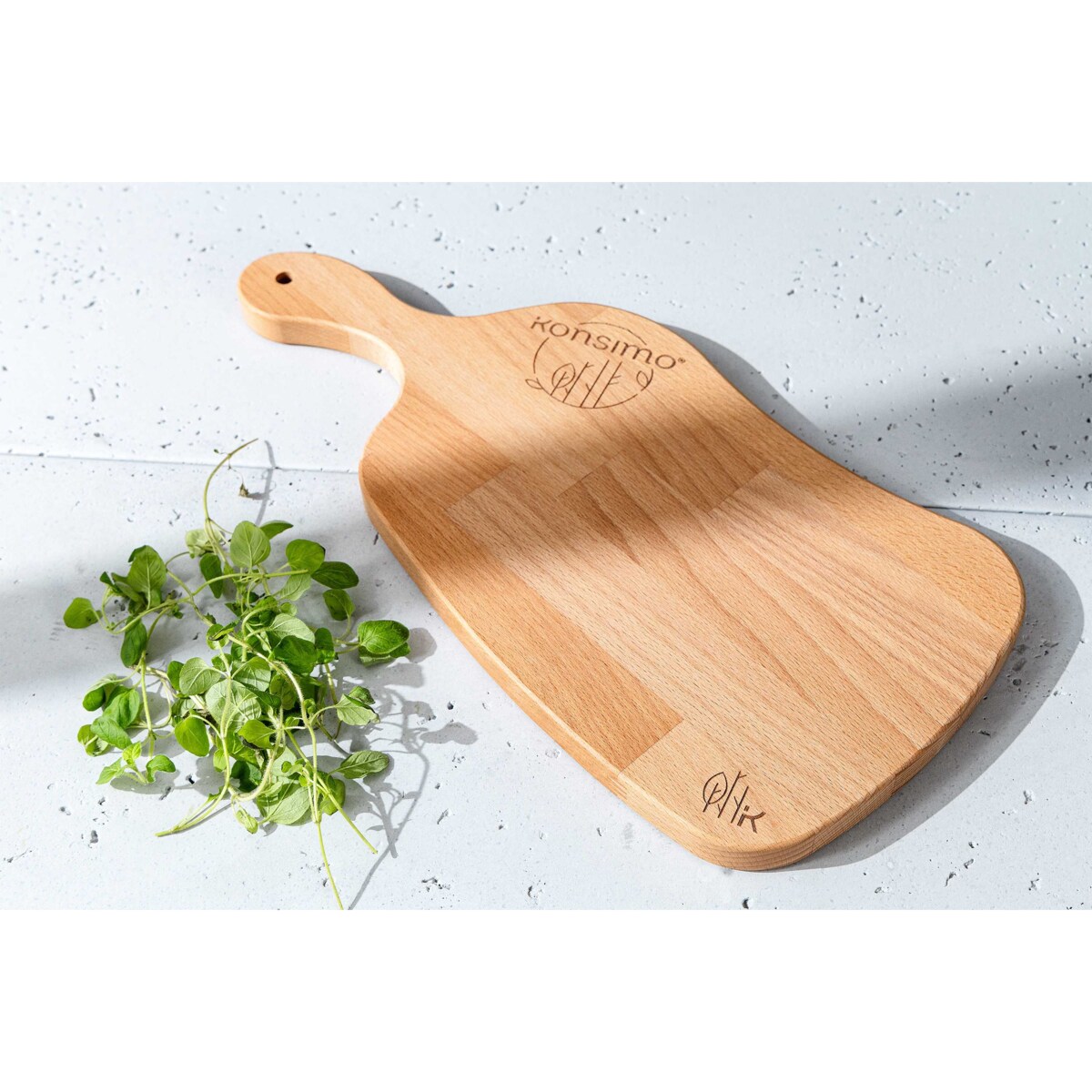 Konsimo LIVO Deska śniadaniowa, drewno bukowe