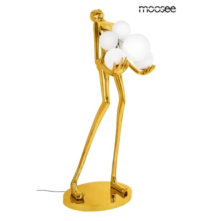 MOOSEE lampa podłogowa HUMAN GOLD PREMIUM