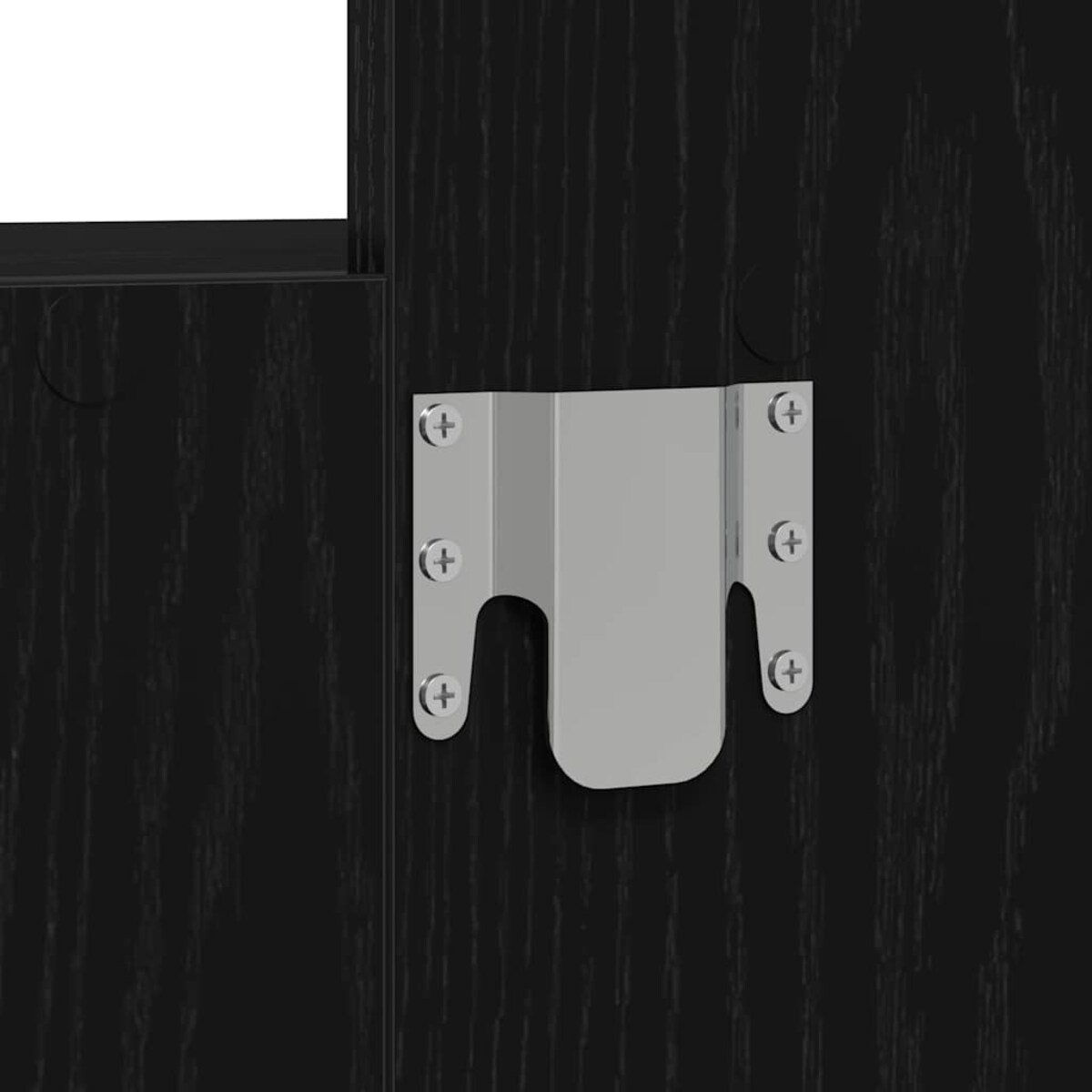 vidaXL Toaletka Czarny 60 x 40 x 70 cm Materiał drewnopochodny