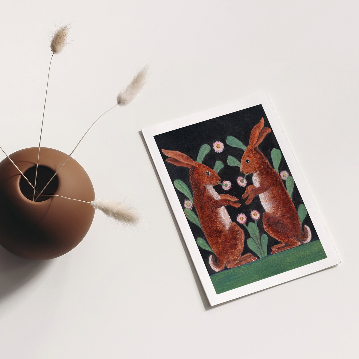 Plakat Dwa Zające 30x40cm