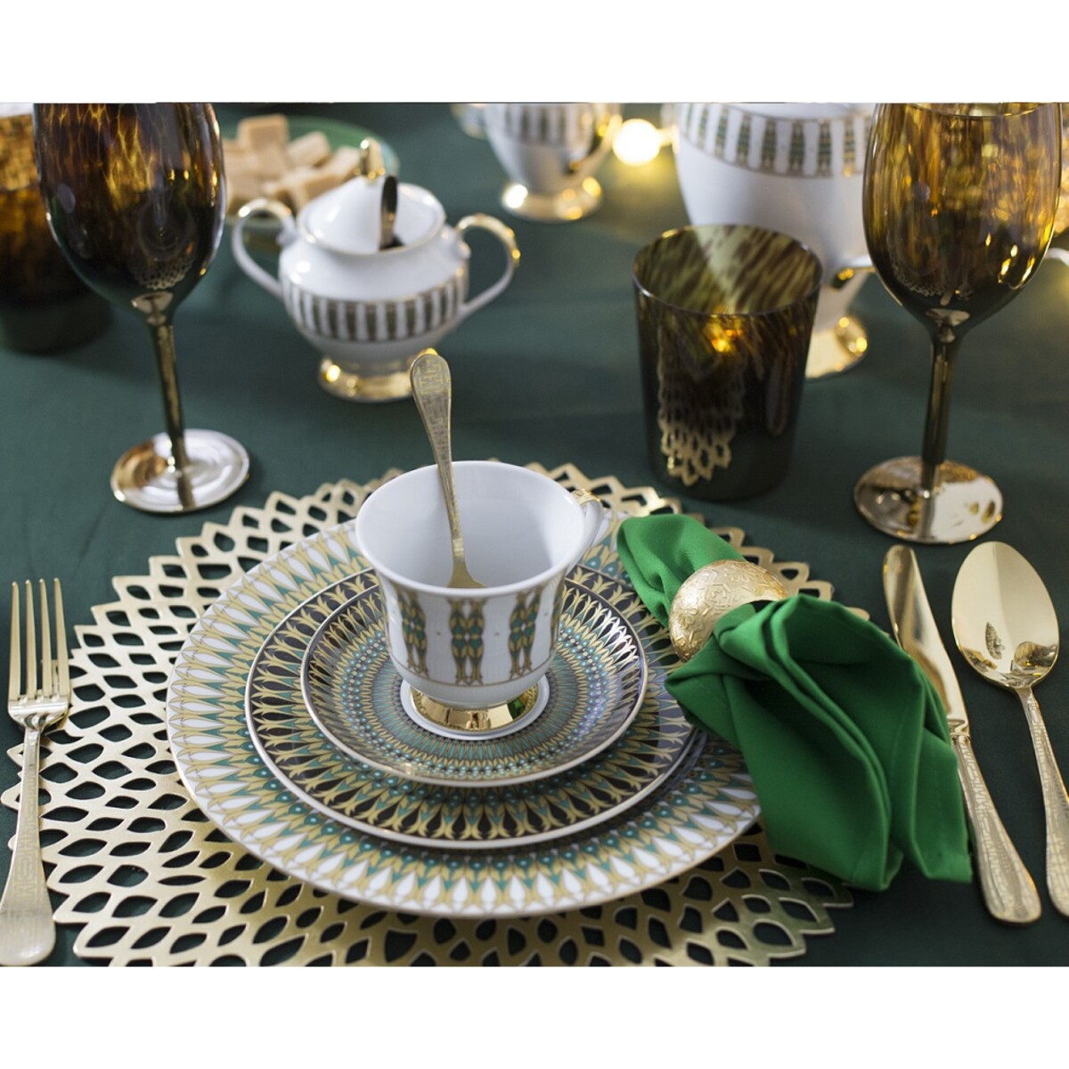 Filiżanka 250 ml ze spodkiem Astra India G413