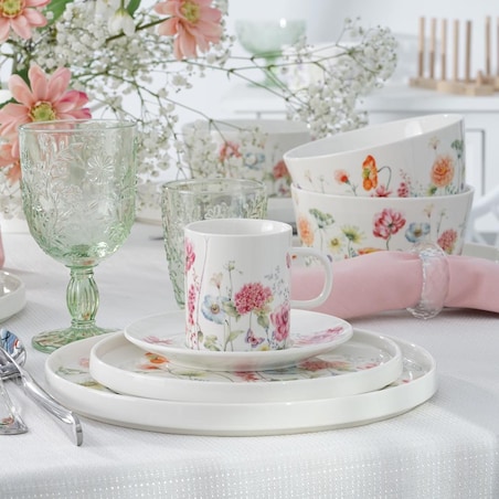 VILLA ITALIA Filiżanka do kawy porcelanowa 180 ml GARDENO