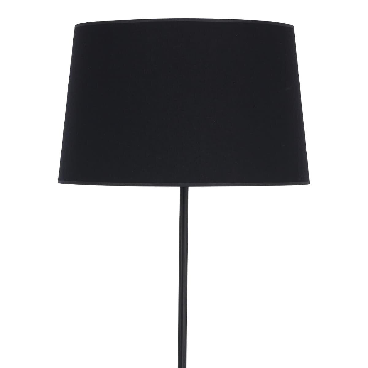 Lampa podłogowa do salonu Maja 2920 TK Lighting z abażurem czarna