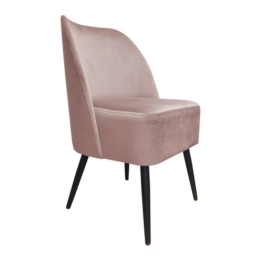 Fotel DUNAJ VELVET różowy