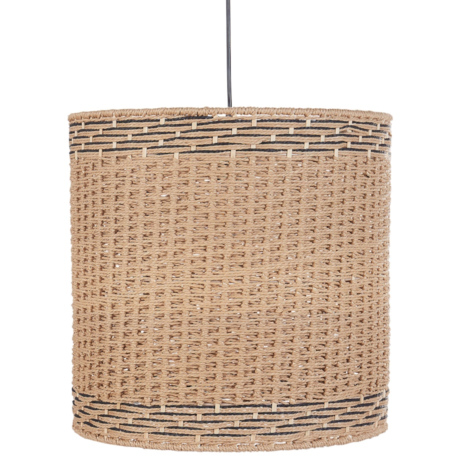 Pleciona lampa wisząca naturalna LUAPULA