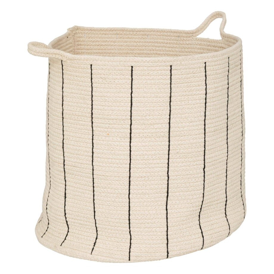 Kosze do przechowywania Cosy, bawełniane, w paski, 2 sztuki