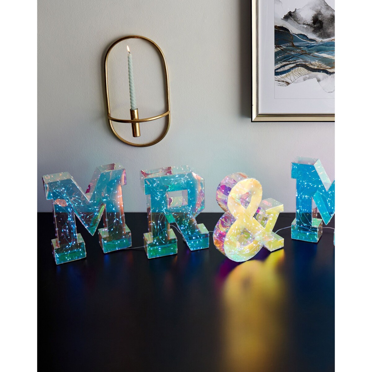 Napis podświetlany LED wielokolorowy POLLUX