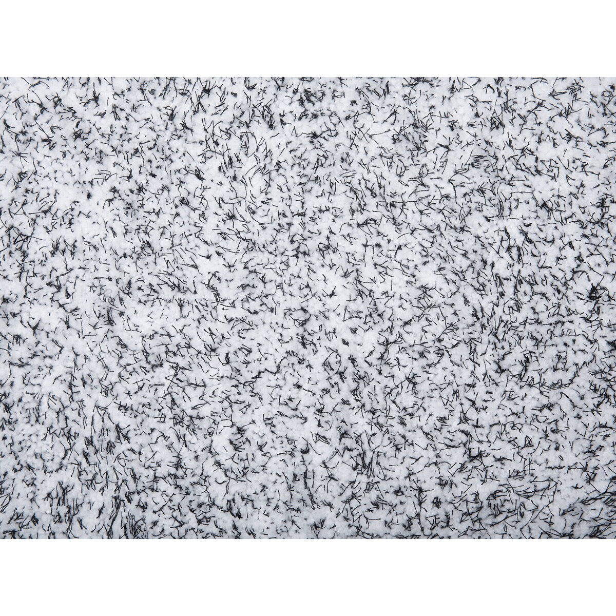 Dywan shaggy 200 x 200 cm szary melanż DEMRE