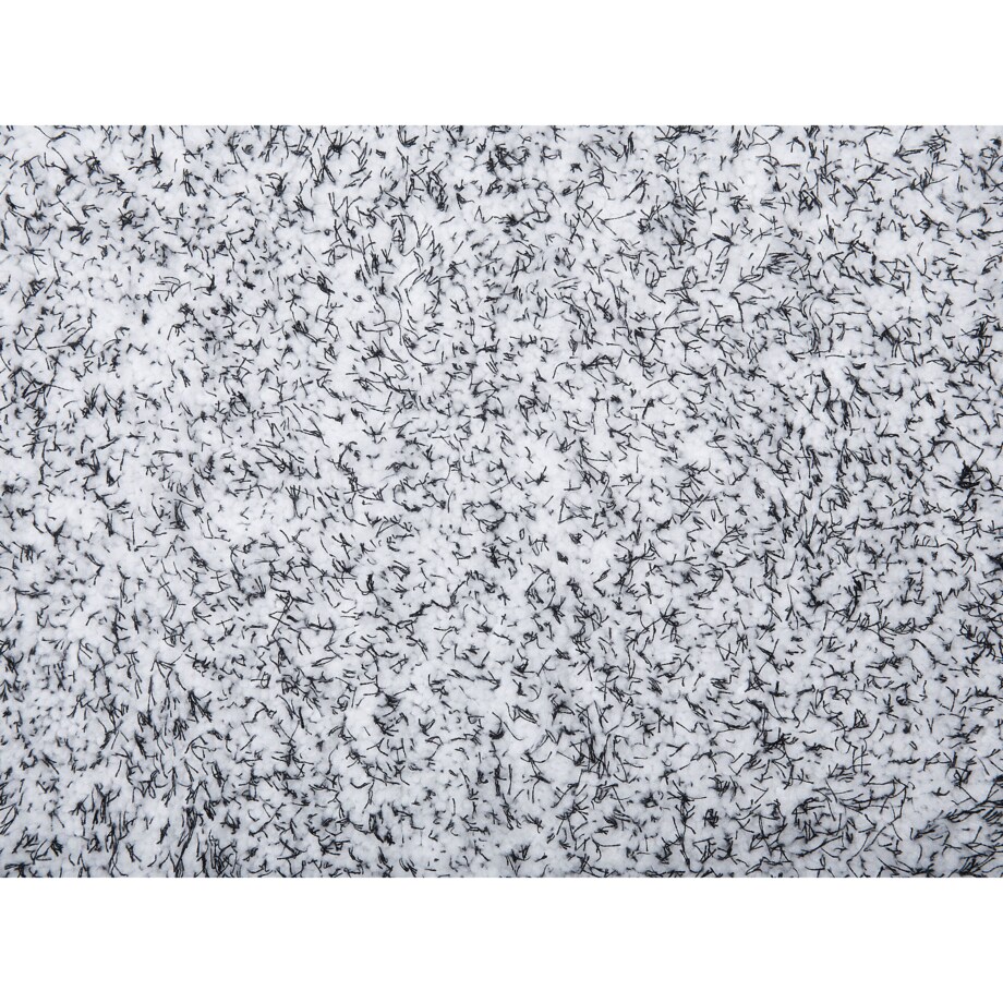 Dywan shaggy 200 x 200 cm szary melanż DEMRE