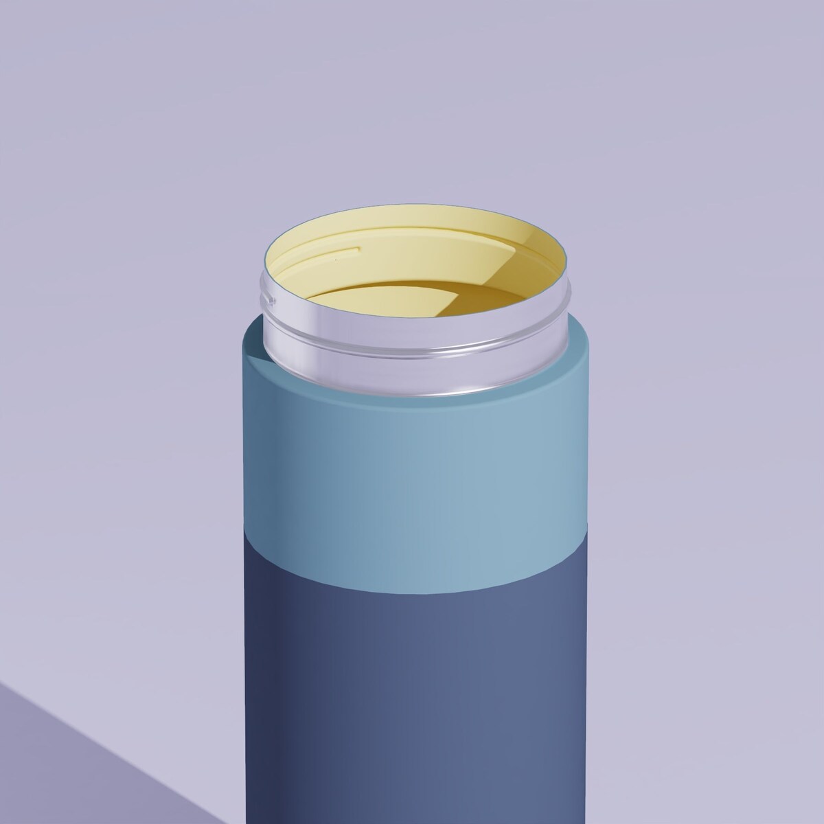 ASOBU ASPEN kubek termiczny ze słomką i ustnikiem, Pastel Blue