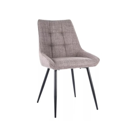 Krzesło tapicerowane KLIF BJORN beżowe