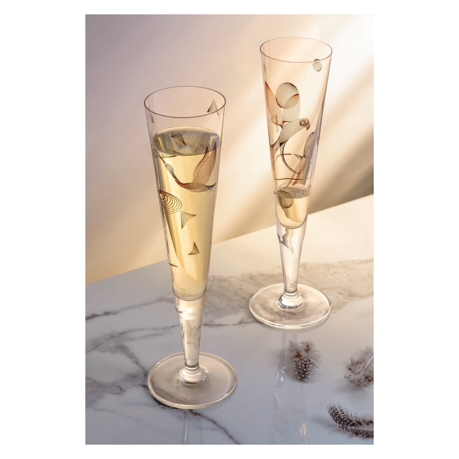 Kieliszek do szampana Golden Night #15, Christine Kordes