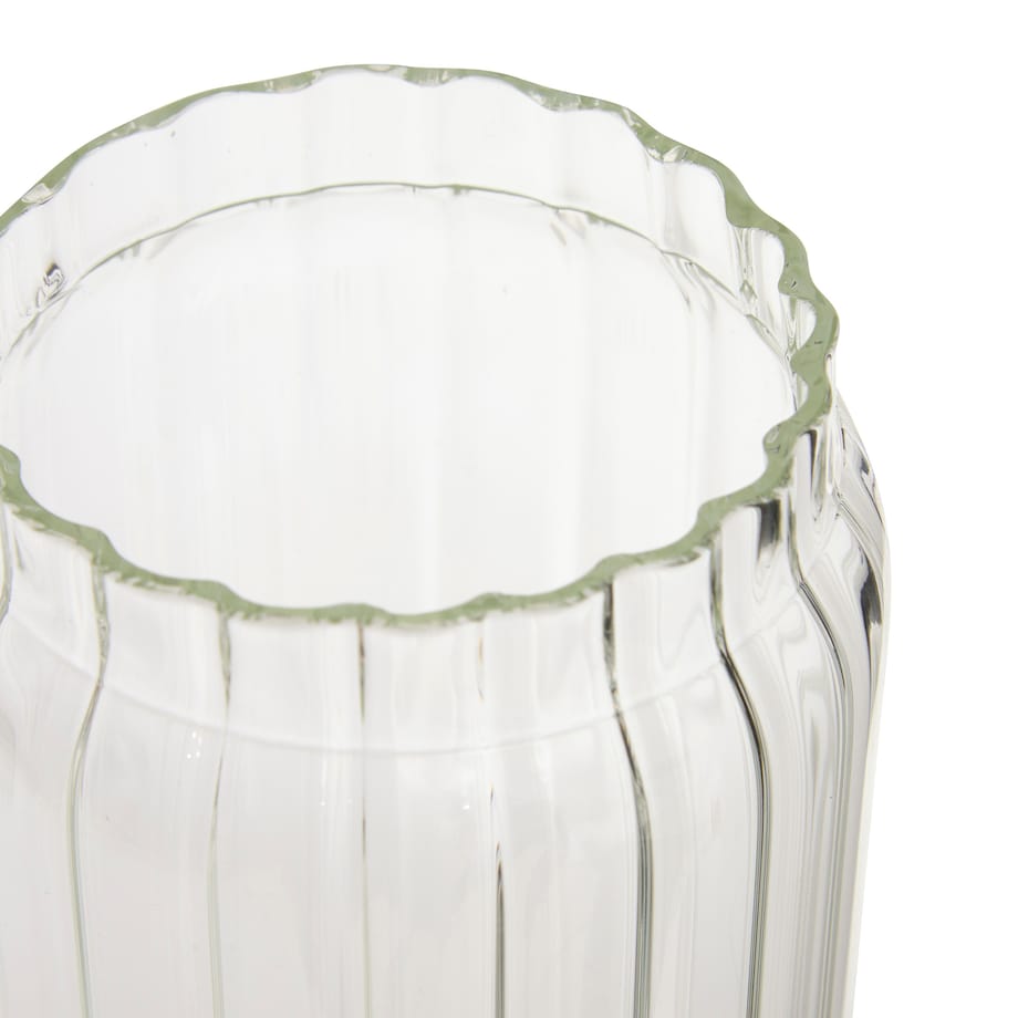 Pojemnik na makaron spaghetti HARMONY, ryflowane szkło, 1,3 l