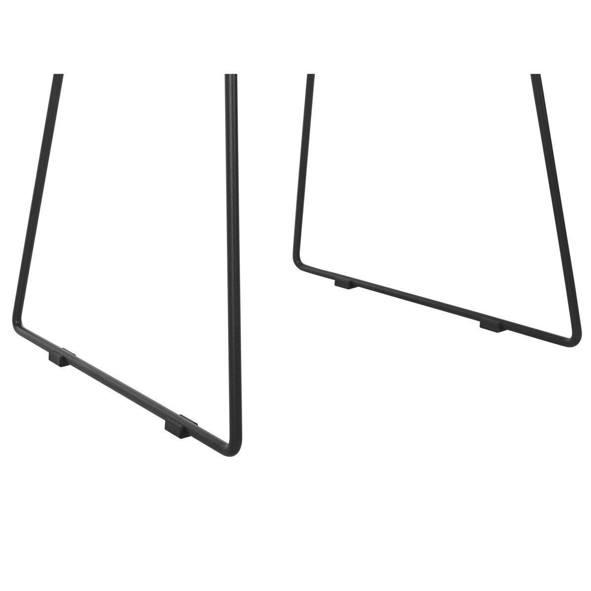 Zestaw 2 krzeseł do jadalni czarny SYLVA