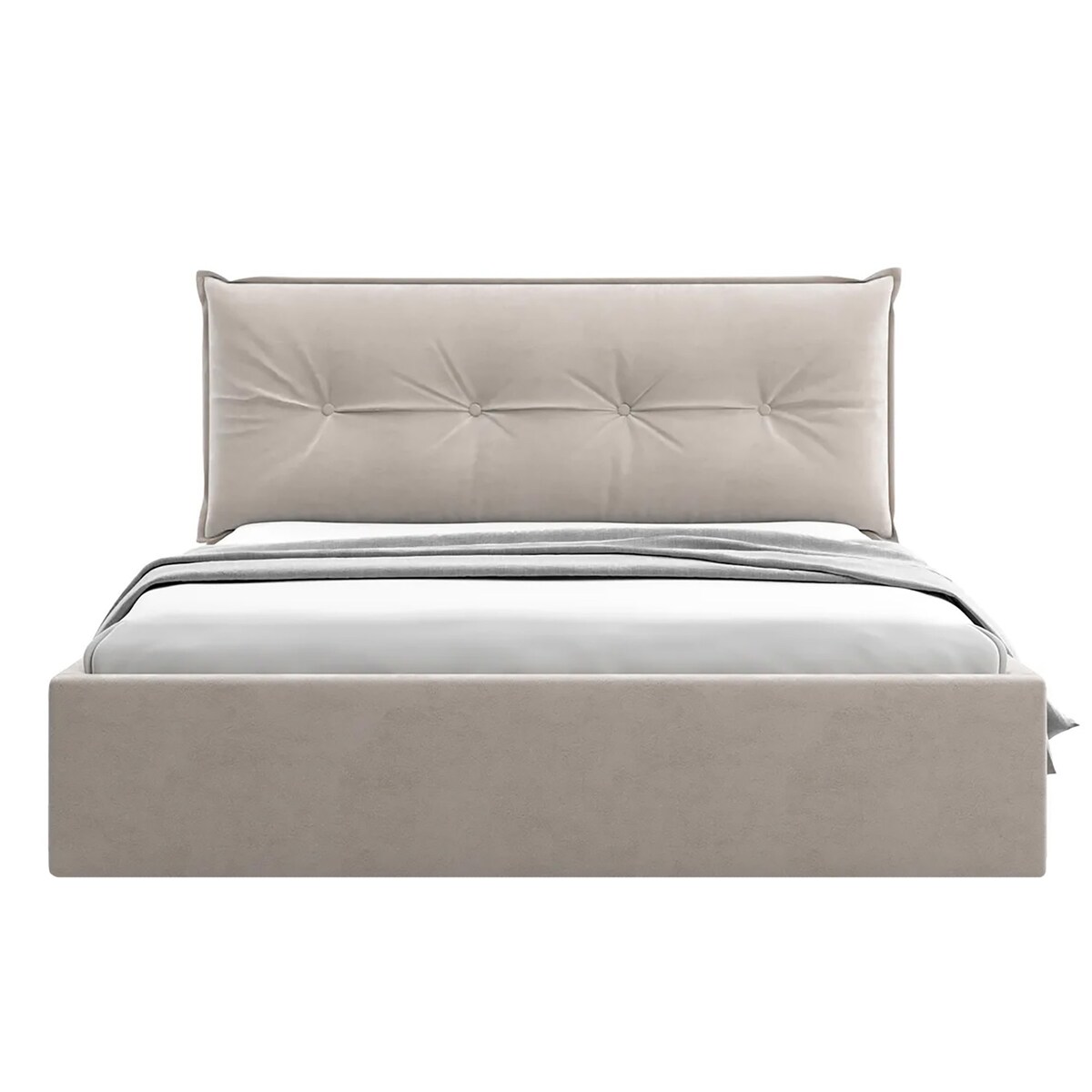 Łóżko Tapicerowane Regal 140X200 Stelaż Pojemnik Na Pościel Wind 05