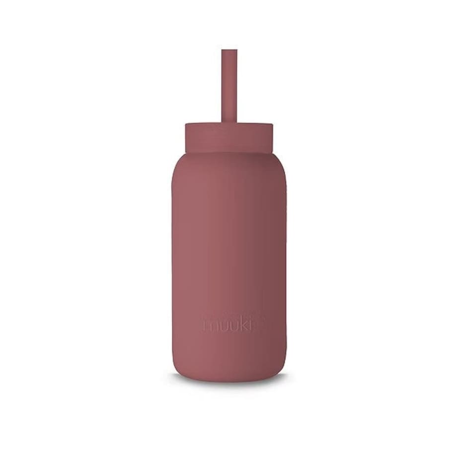 MUUKI słomka do butelki 720 ml, Chocolate Plum