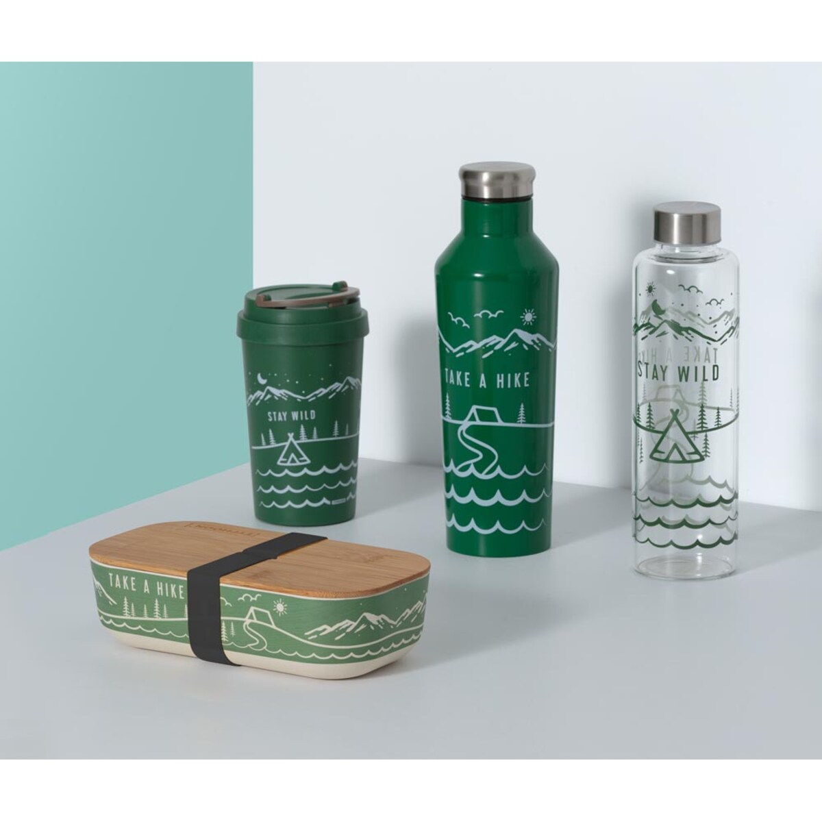 Butelka szklana Stay Wild Pure, 600 ml, Typhoon