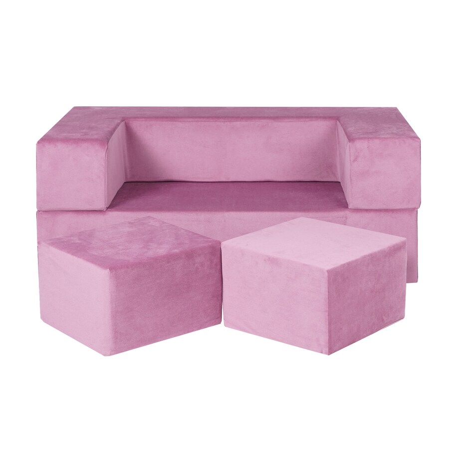Sofa dla Dzieci, Cube, Różowa