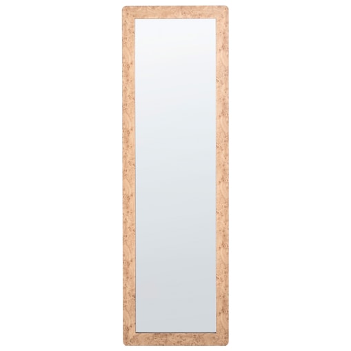 Lustro ścienne GALAN 50 cm 160 cm Jasnobrązowy