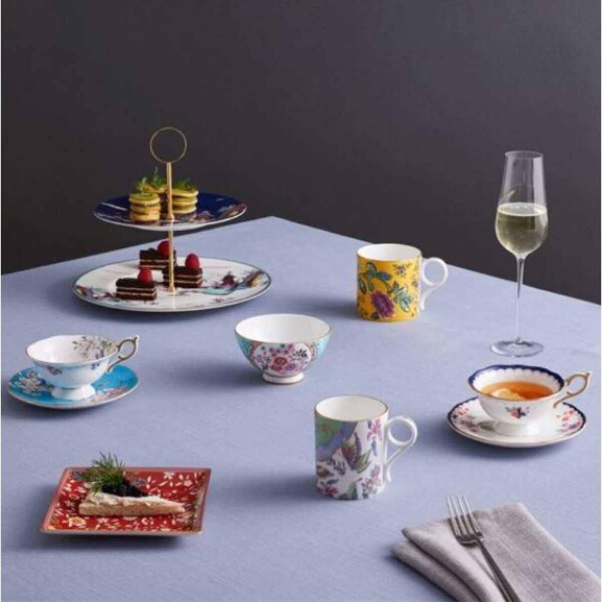 Filiżanka do herbaty ze spodkiem Primrose Wonderlust Wedgwood