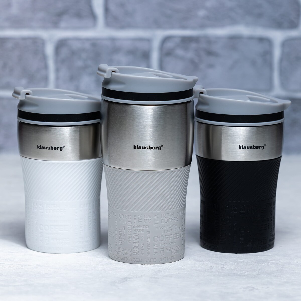 Kubek termiczny 320ml KLAUSBERG beżowy