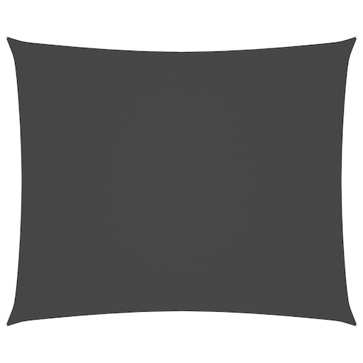vidaXL Żagiel ogrodowy, tkanina Oxford, prostokątny, 6x7 m, antracyt