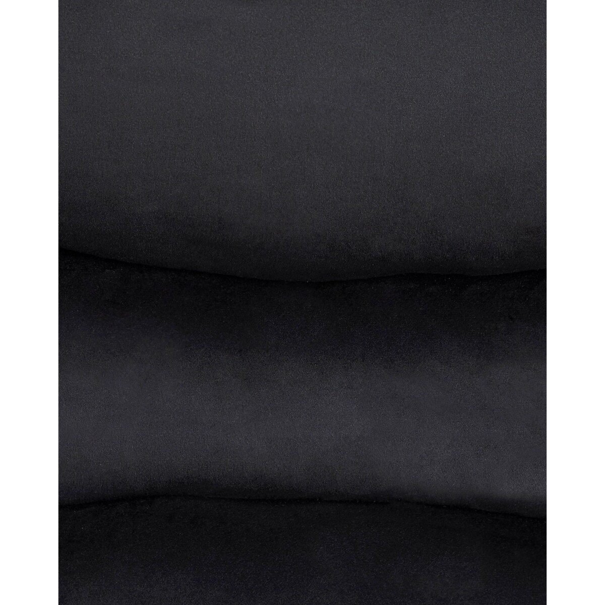 Fotel rozkładany welurowy czarny ESLOV