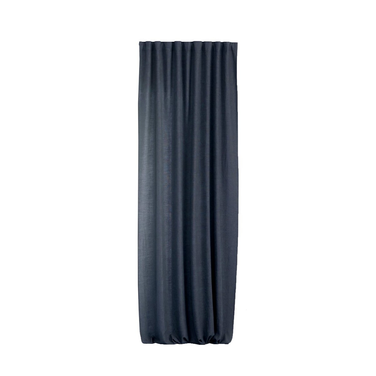 Zasłona BASIC na taśmie marszczącej 140x280 cm granatowy 1 szt. 140x280 granatowy-niebieski