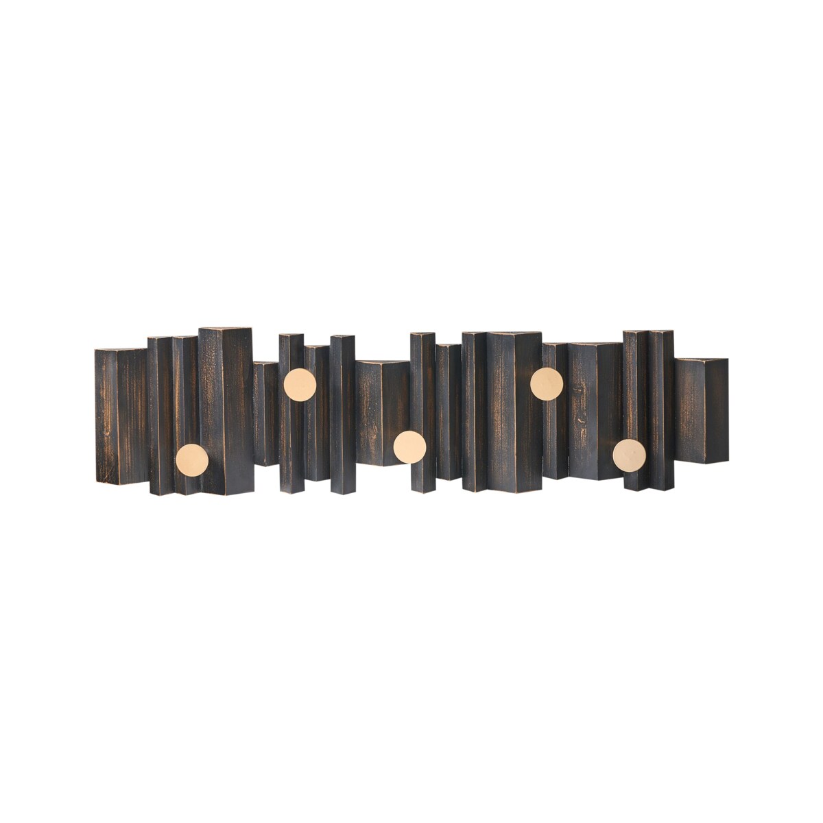 Wieszak ścienny GILLETTE Czarny