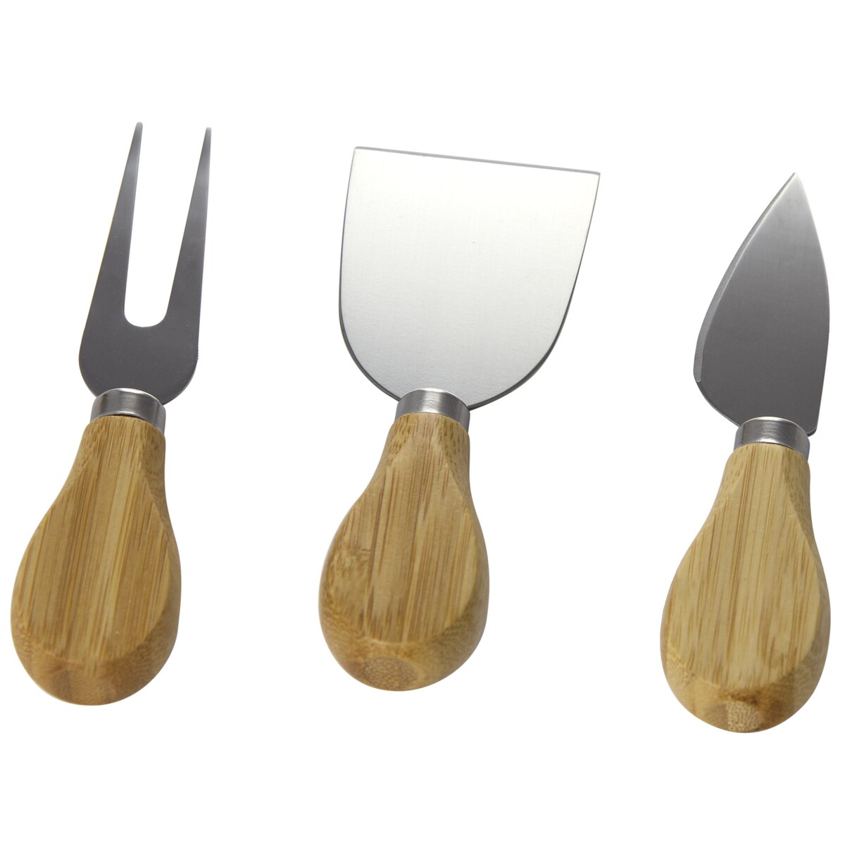 Bambusowa deska do serów i przekąsek + 3 noże