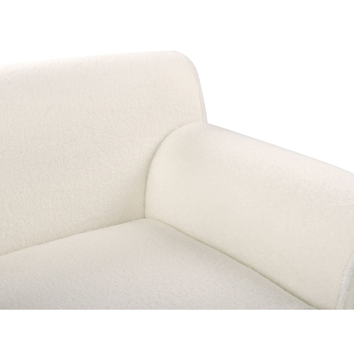 Narożnik boucle lewostronny biały SIMOS