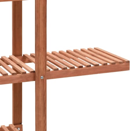 vidaXL Regał na rośliny z drewna cedrowego, 86 x 36 x 139 cm