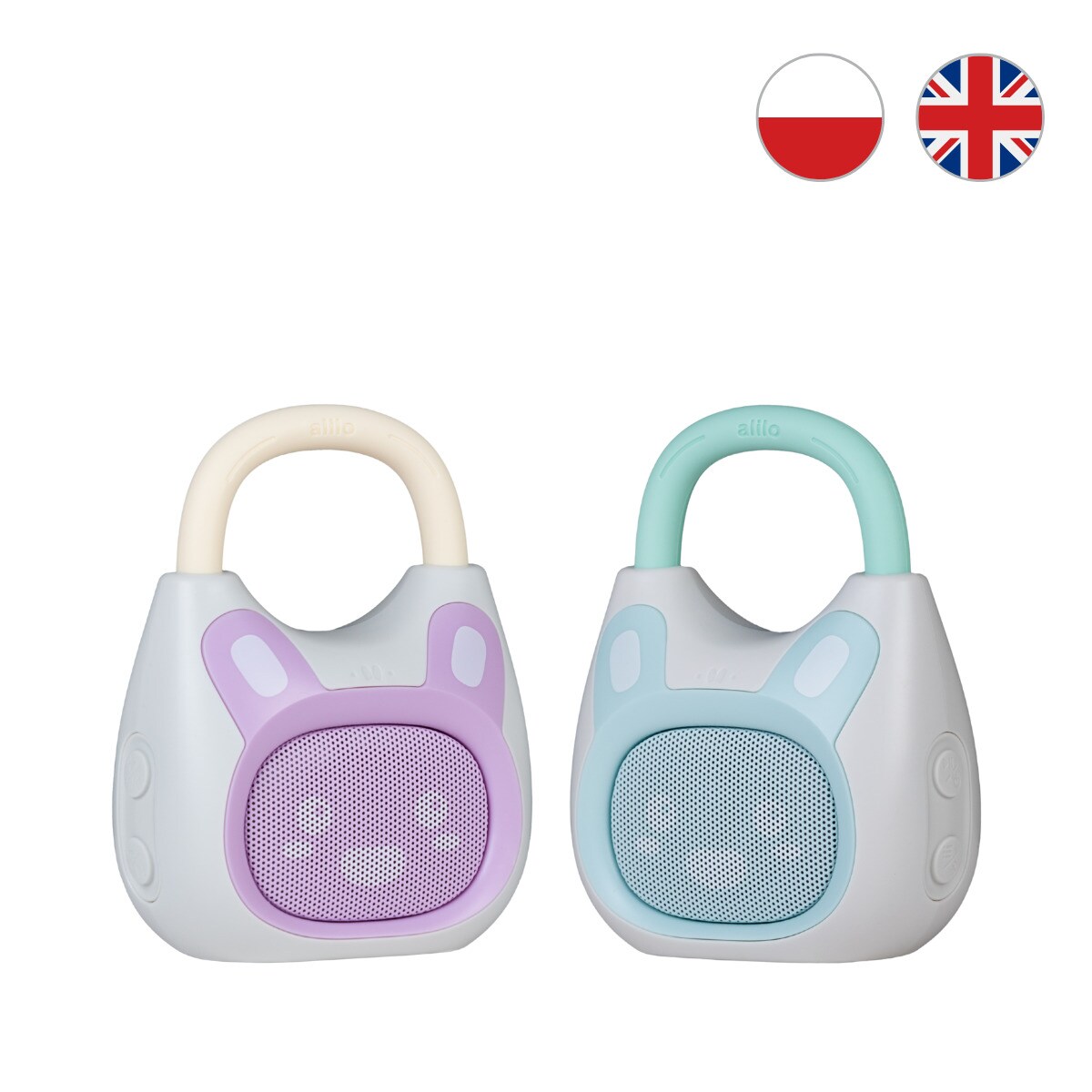 Pocket Bunny K1 - Odtwarzacz MP3 z Bluetooth - fioletowy Alilo