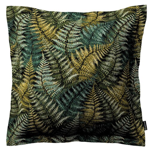 Dekoria Poszewka Mona na poduszkę 45x45 zielone liście paproci