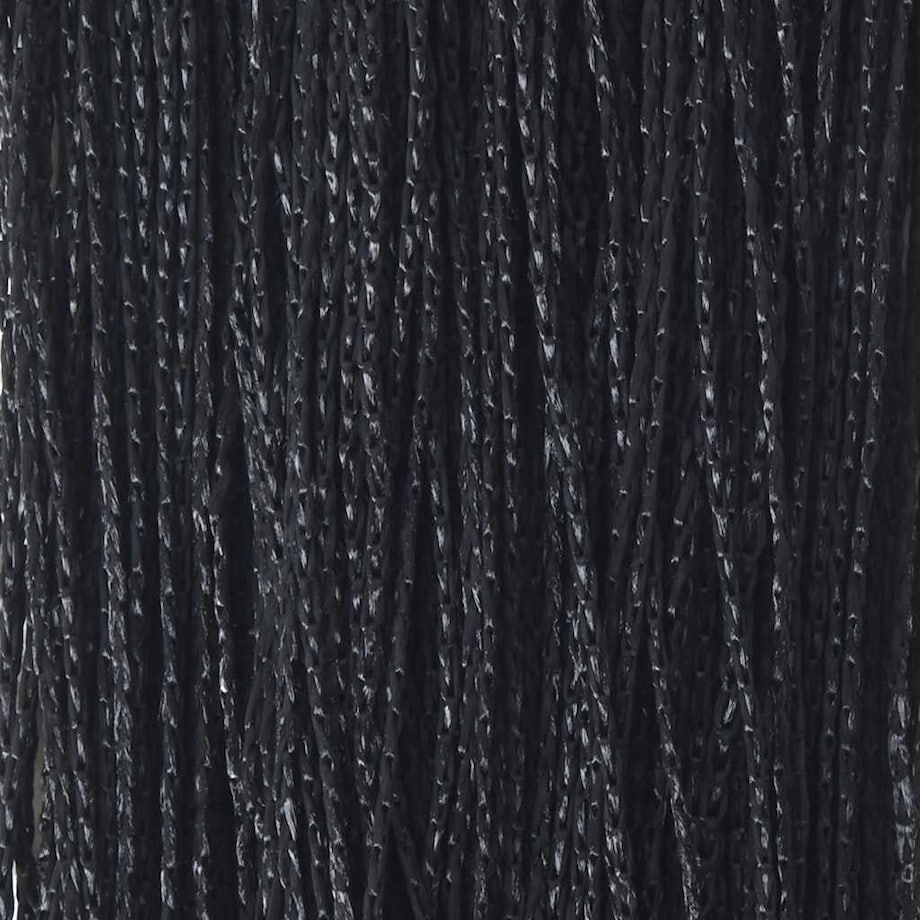 vidaXL Zasłony sznurkowe, 2 sztuki, 140 x 250 cm, czarne