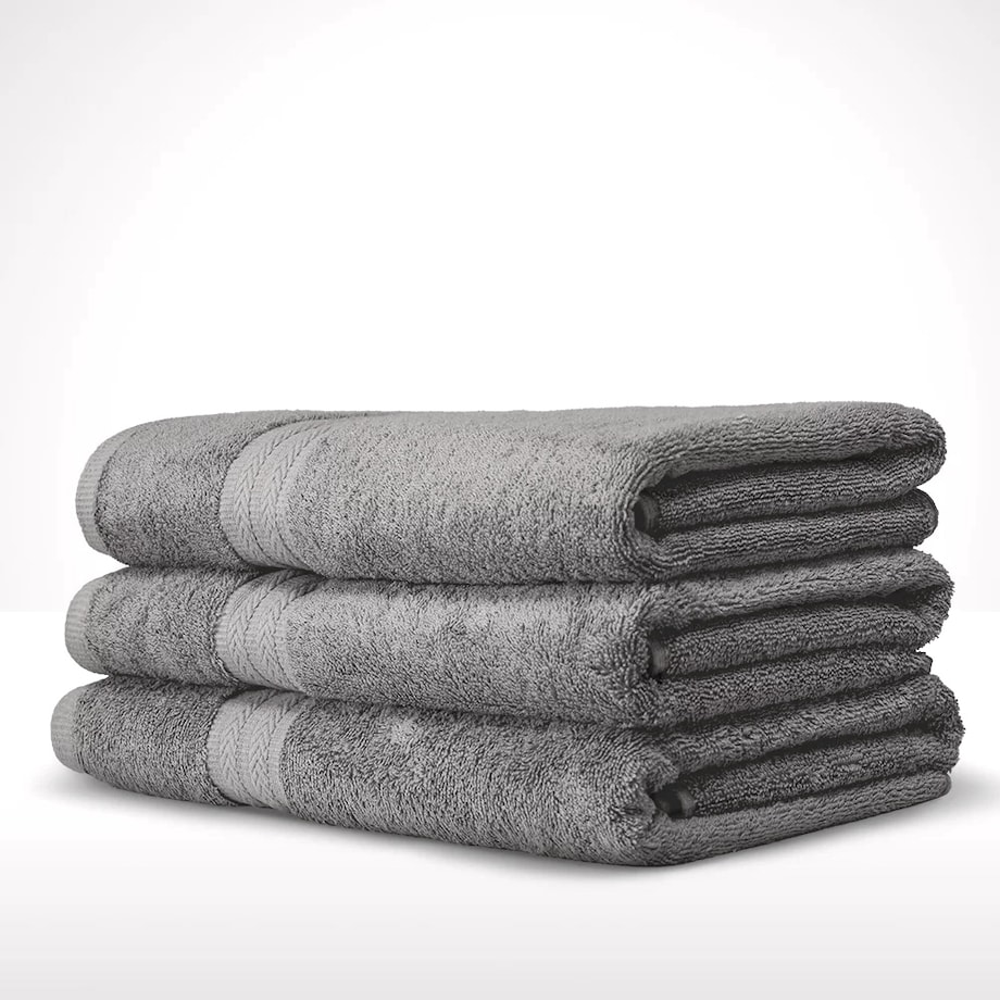 Ręcznik 50x100 cm bawełniany FORUM 550 g/m2 stalowy