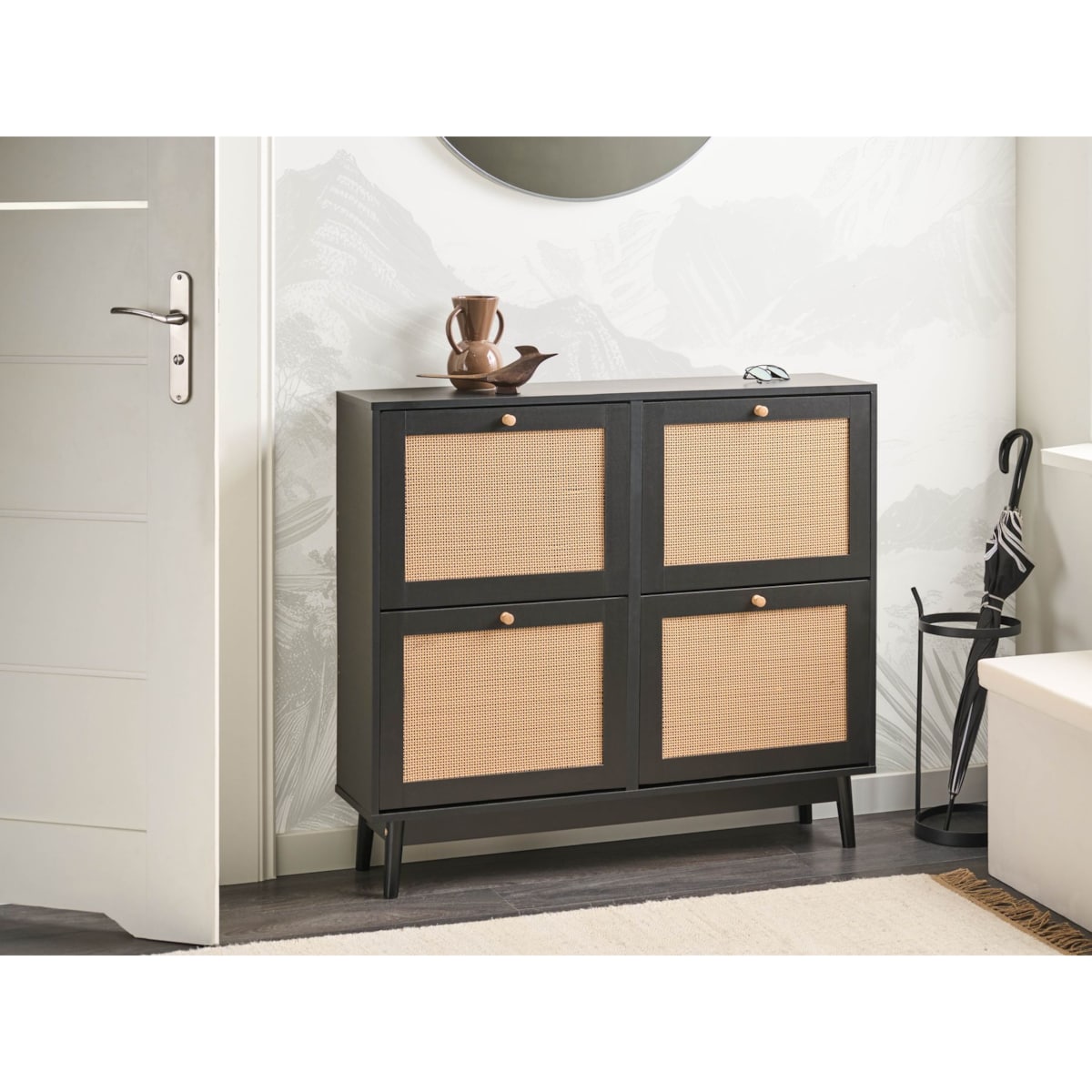 Szafka na buty ARMIDALE Czarny