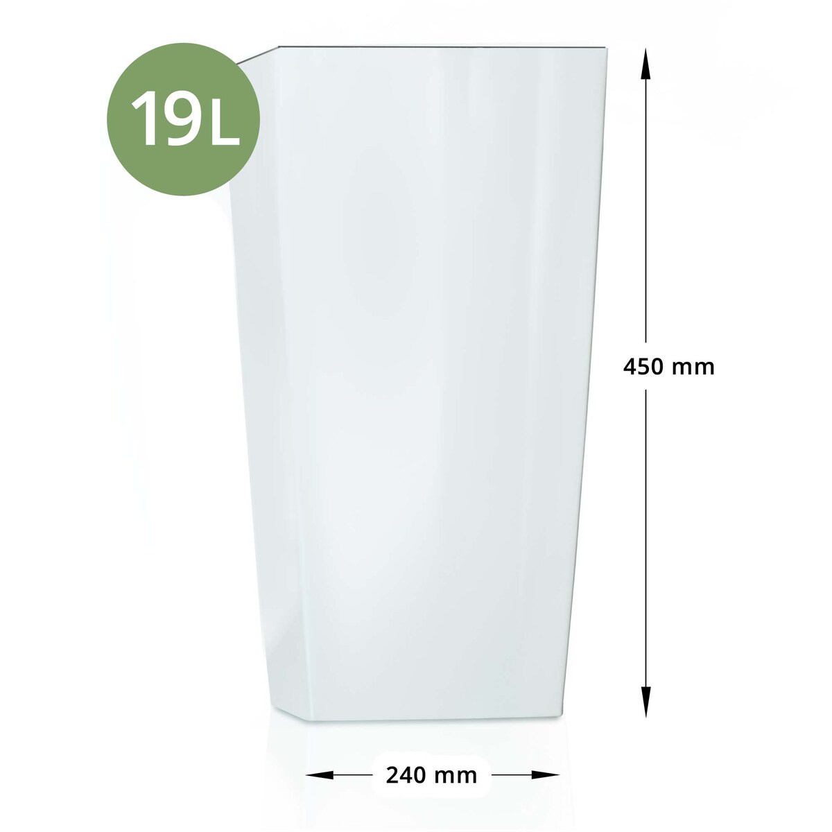 Donica Ogrodowa Do Domu Kwadratowa Duża Wysoka 45 cm