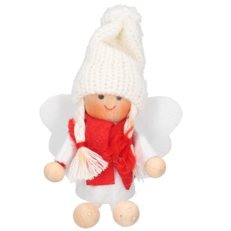 Bombki Na Choinkę Laleczka Pacynka Zawieszka 2Szt