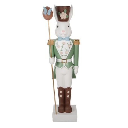 Duża figurka - Królik w brązowym kapeluszu 28x23x96 cm
