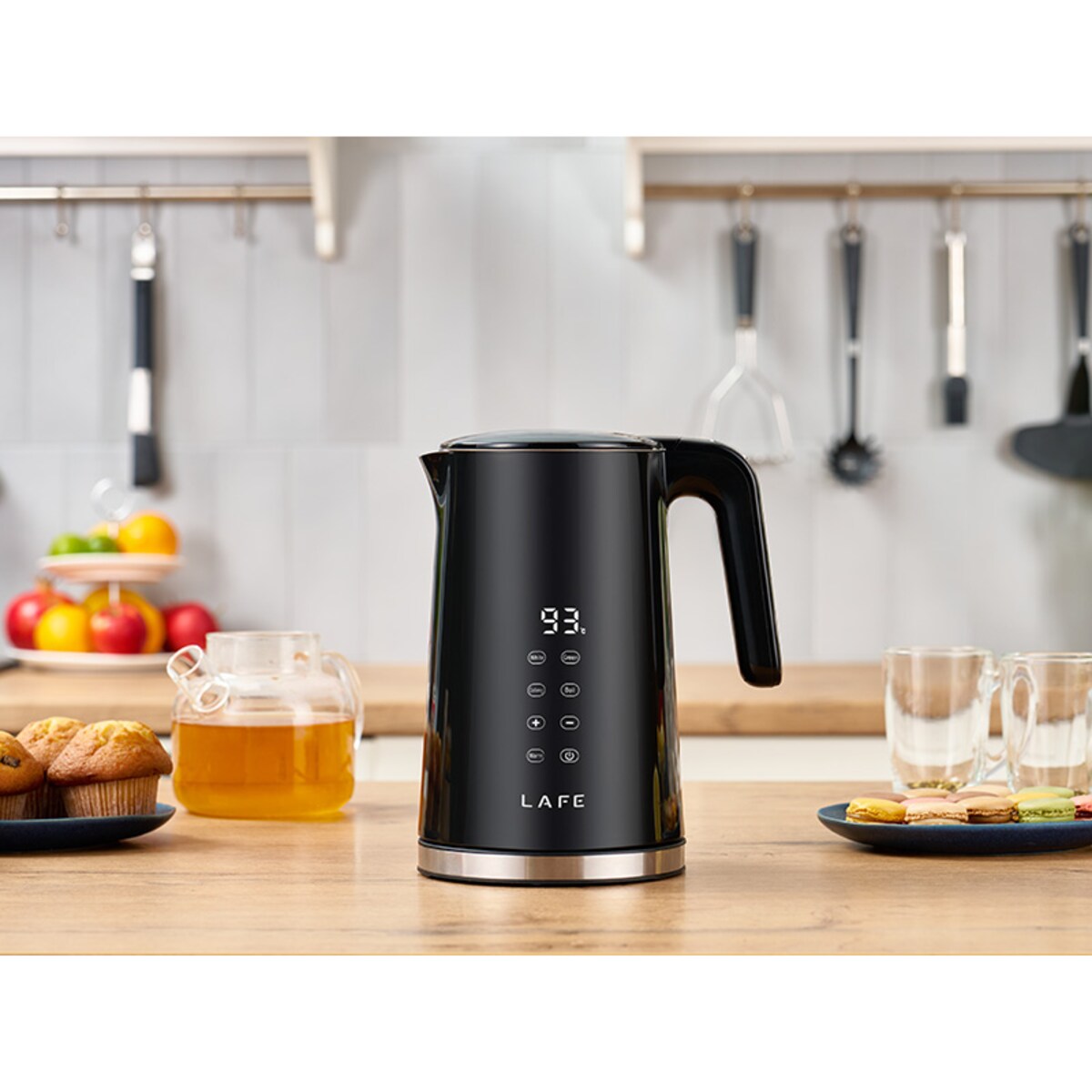 Czajnik elektryczny z wyświetlaczem i termoregulacją LAFE Digital Double Wall