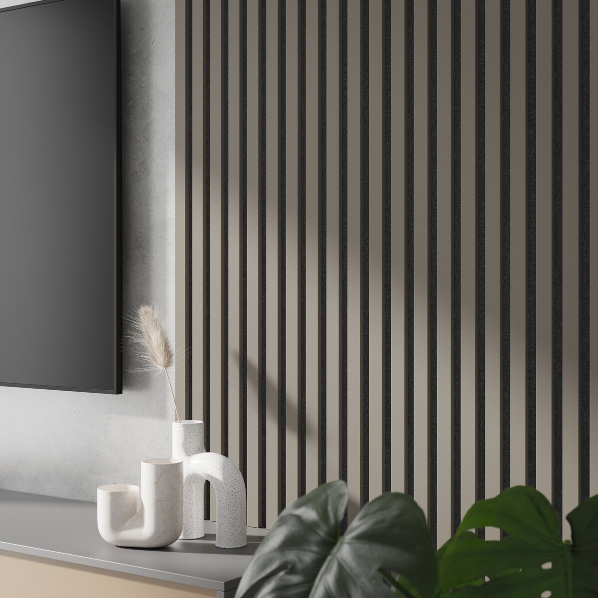 LAMELE NA FILCU - PIASKOWY BEŻ